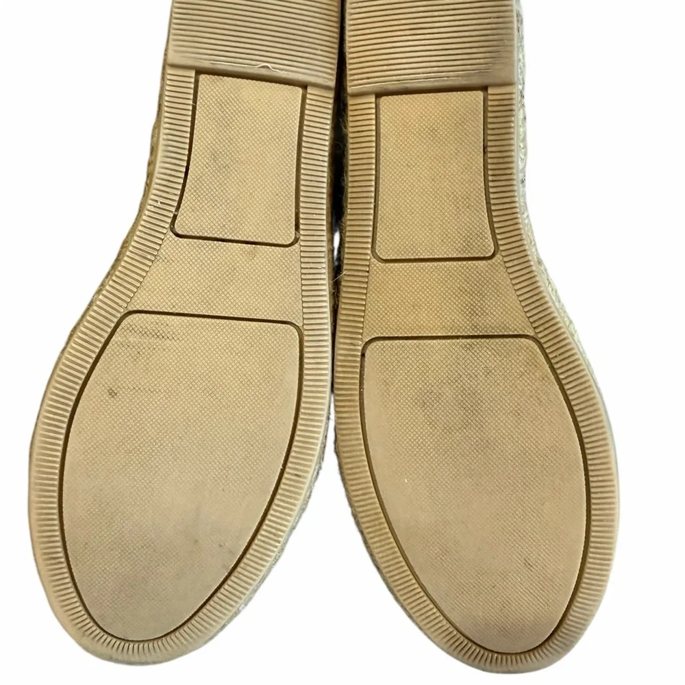 Steve Madden Metallic Silver Star Platform Espadrille Sneakers – Size 8.5‎